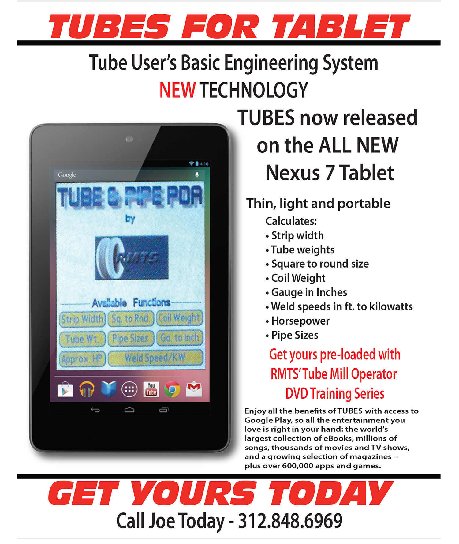 T.U.B.E.S. Tablet